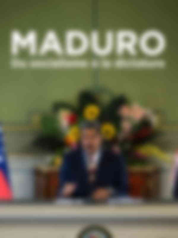 Poster du programme Maduro, du socialisme à la dictature