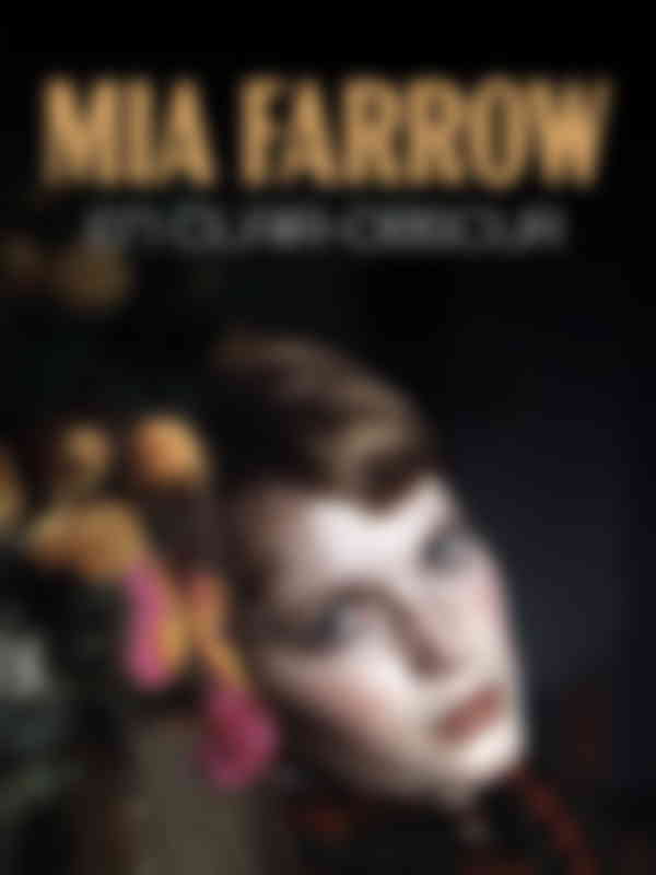 Poster du programme Mia Farrow, en clair-obscur