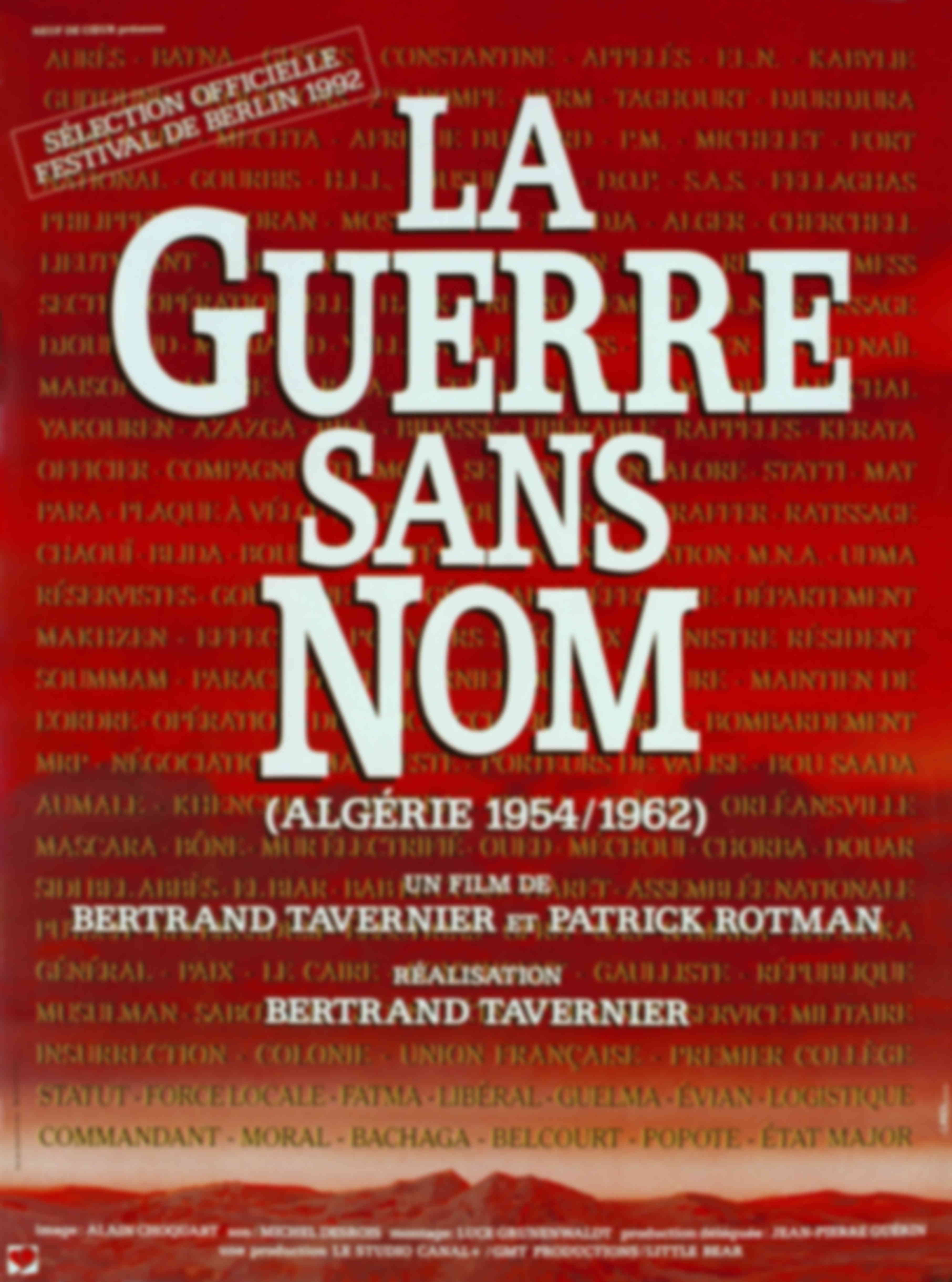 Poster du programme La guerre sans nom